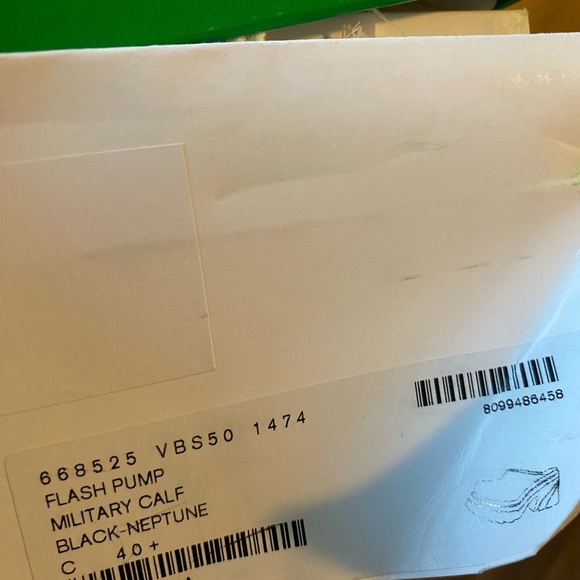 NWT! Bottega Veneta Flash Pumps - Black/Neptune - Women’s Size 40.5 - Picture 5 of 5